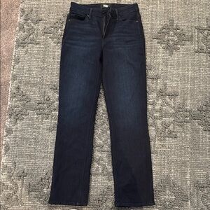 PAIGE Blue Straight Leg Jeans Classic Style